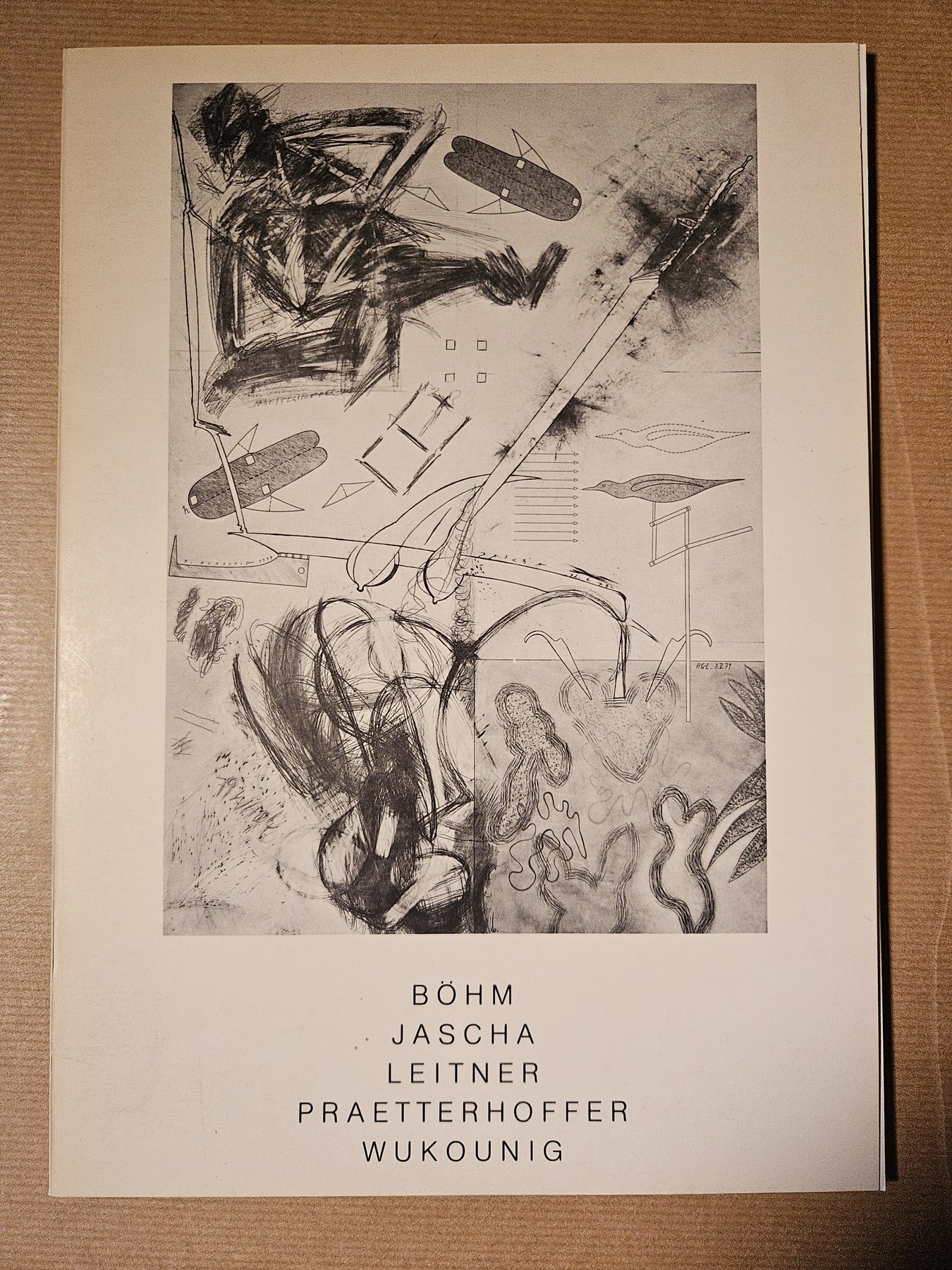 Böhm · Jascha · Leitner · Praetterhoffer · Wukounig — selected archive scan