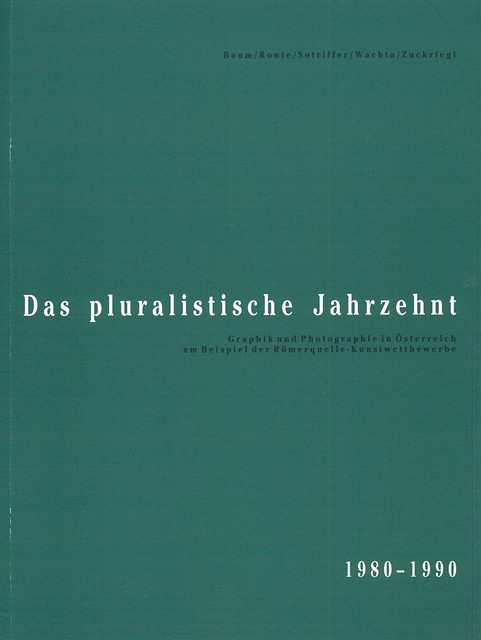 Das pluralistische Jahrzehnt — archive cover