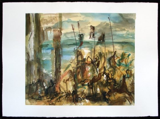 Kreuzfahrer in Konstantinopel, nach Delacroix (1840), 2002