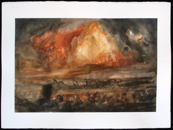 Die Zerstörung von Herculaneum und Pompeji, nach John Martin (um 1822), 2002