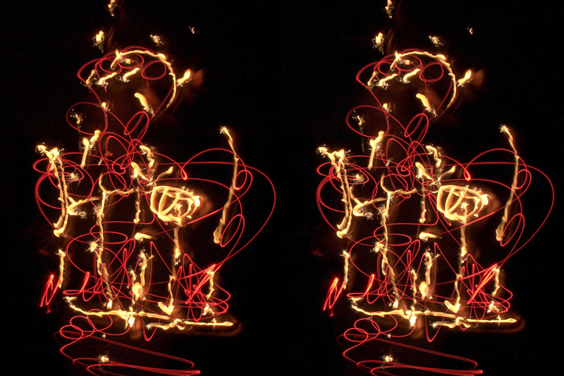 3D Lightdrawing 03, 2007, by Hans Praetterhoffer