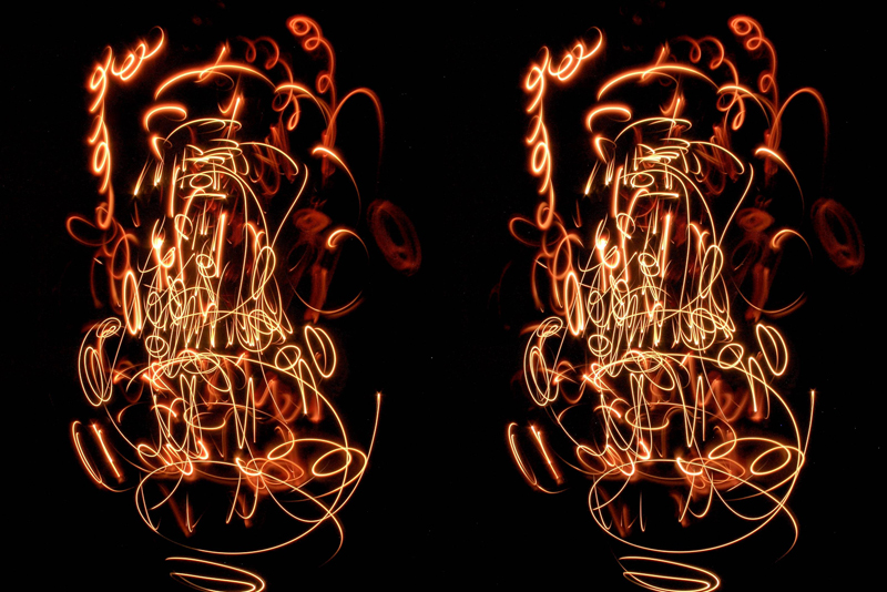 3D Lightdrawing 04, 2009, by Hans Praetterhoffer