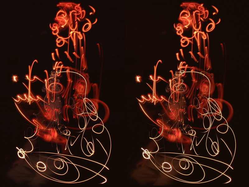 3D Lightdrawing 06, 2008, by Hans Praetterhoffer