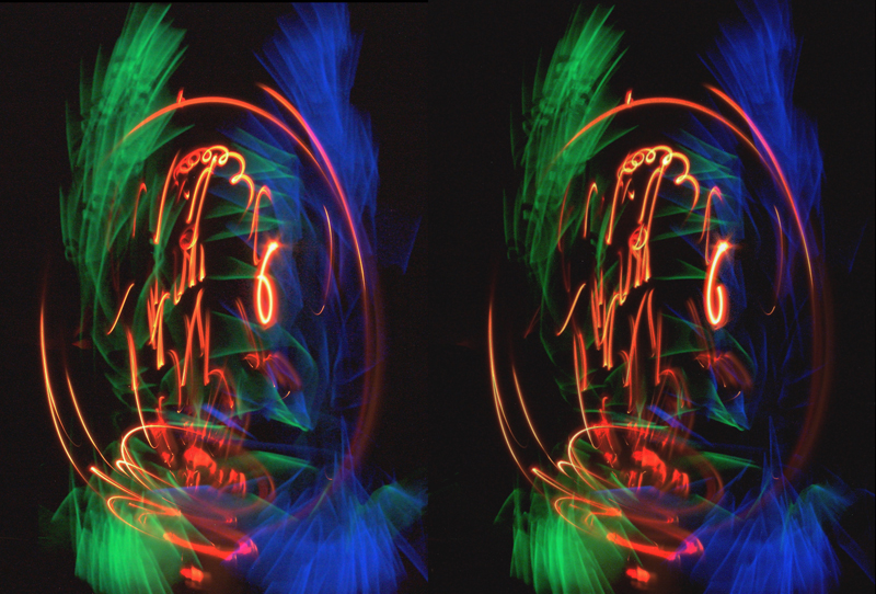 3D Lightdrawing 07, 2009, by Hans Praetterhoffer
