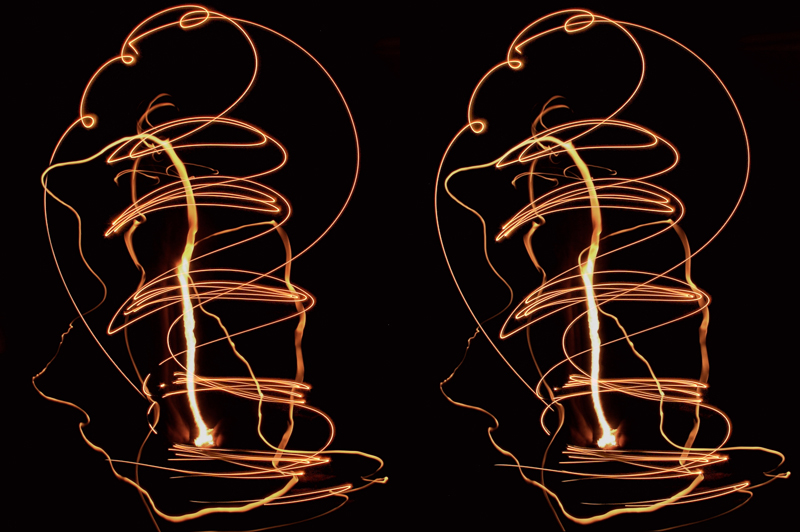 3D Lightdrawing 09, 2007, by Hans Praetterhoffer