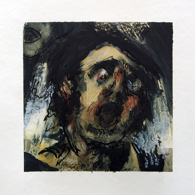 KOPF (nach Goya), 2003, by Hans Praetterhoffer