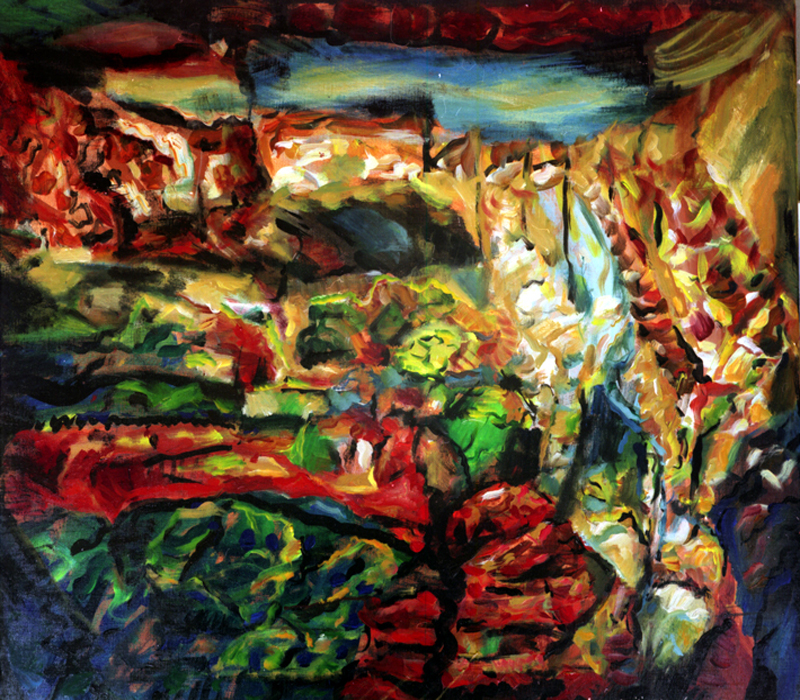 DSCHUNGELSTADT, 2000, by Hans Praetterhoffer