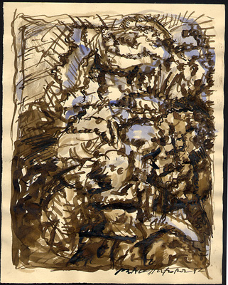 DUNSTKNÖDEL, 1992, by Hans Praetterhoffer