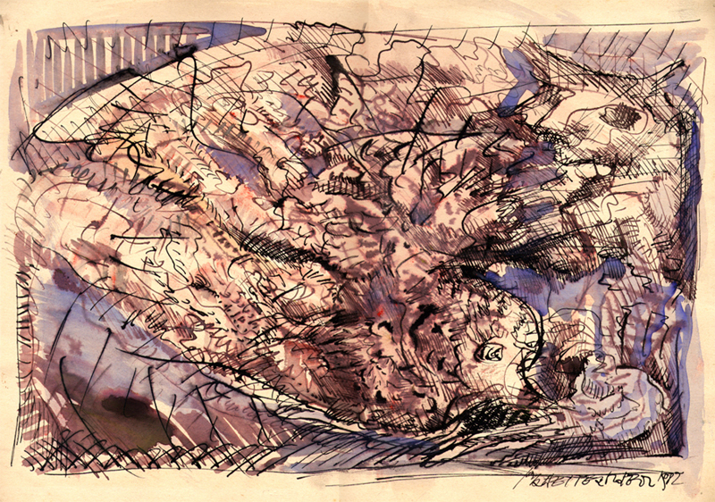 FRIEDENSTEUFEL, 1982, by Hans Praetterhoffer