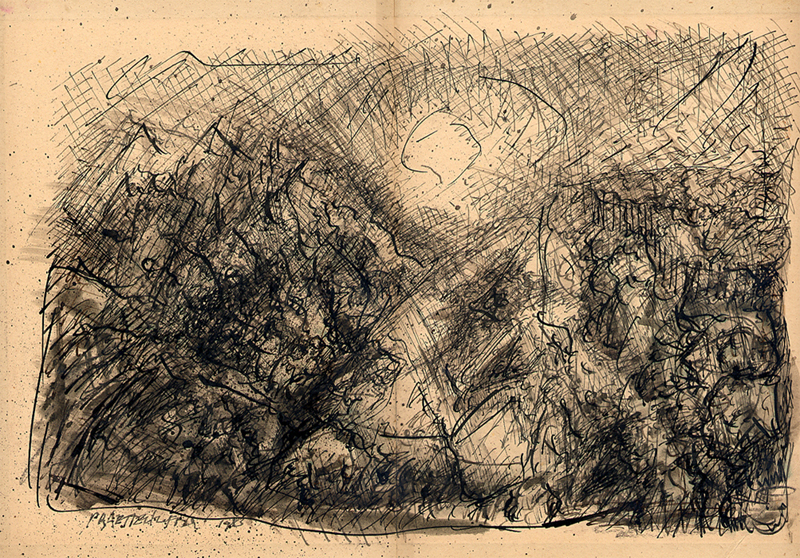 MONDSTUNDE, 1983, by Hans Praetterhoffer