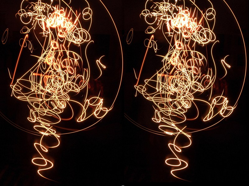 3D Lightdrawing 01, 2008, by Hans Praetterhoffer