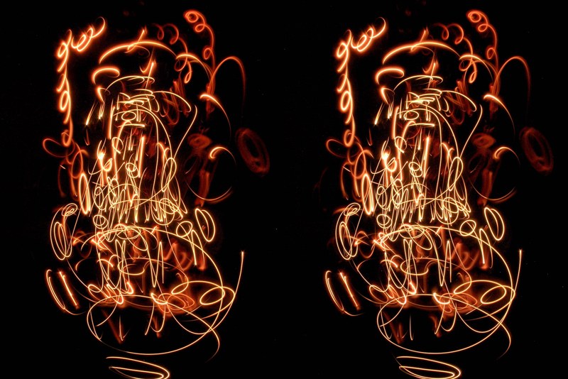 3D Lightdrawing 04, 2009, by Hans Praetterhoffer