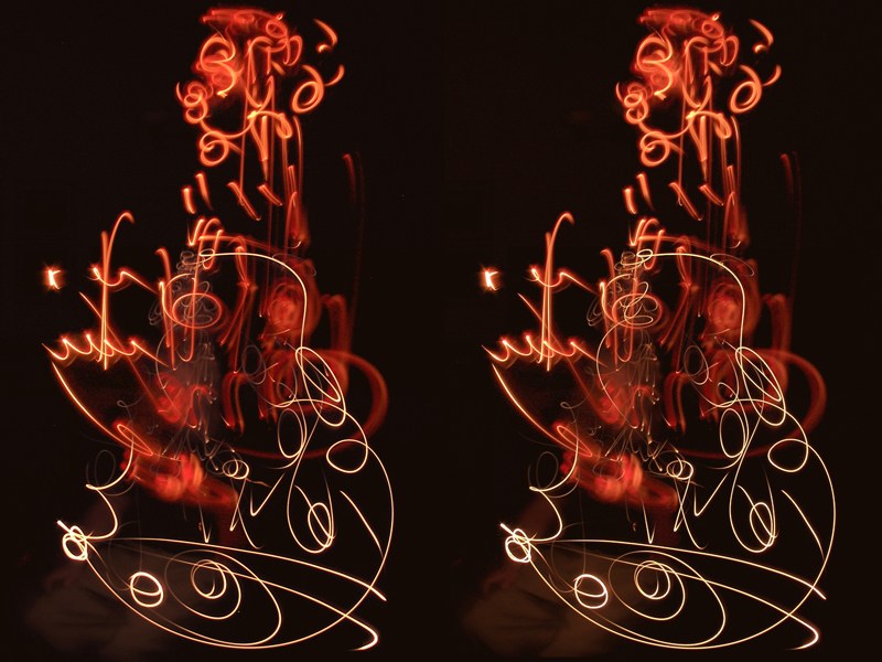 3D Lightdrawing 06, 2008, by Hans Praetterhoffer