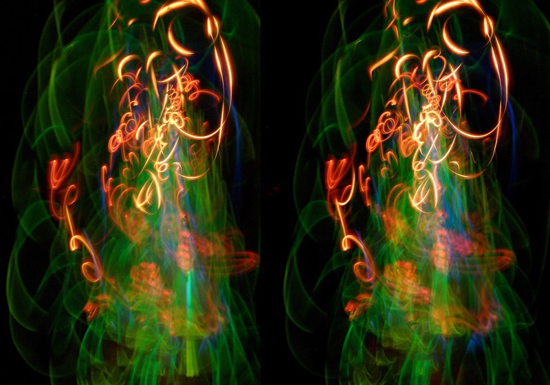 3D Lightdrawing 08, 2009, by Hans Praetterhoffer