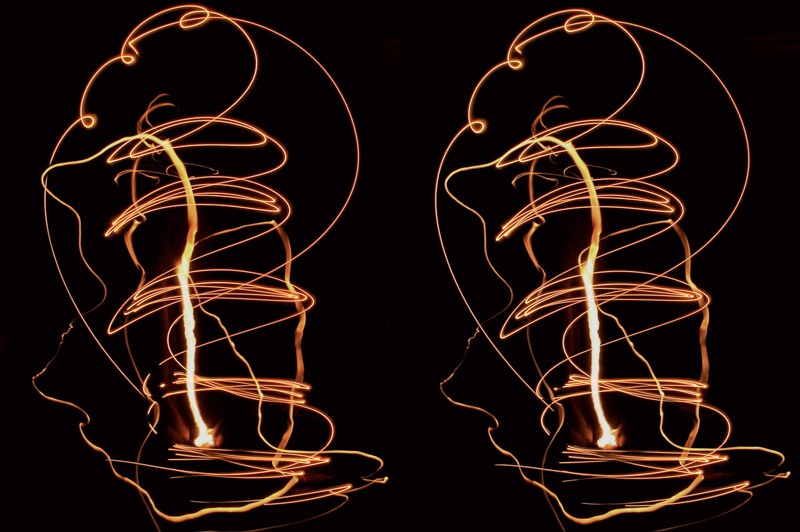 3D Lightdrawing 09, 2007, by Hans Praetterhoffer