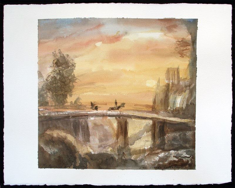 LANDSCHAFT MIT IMAGINÄRER ANSICHT VON TIVOLI, 2002, by Hans Praetterhoffer
