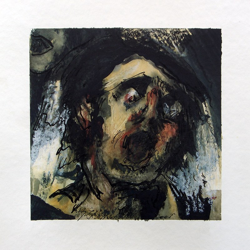 KOPF (nach Goya), 2003, by Hans Praetterhoffer