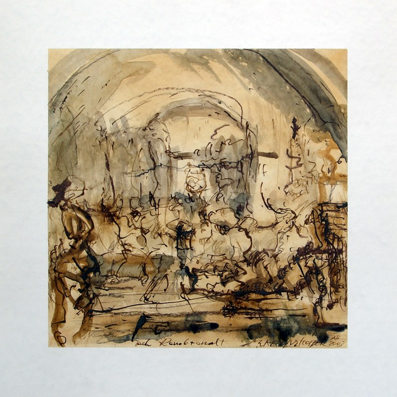 REMBRANDT, 2003, by Hans Praetterhoffer