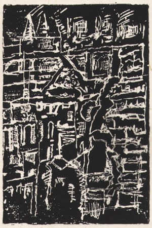 NACHTSTADTTEILCHEN, 2001, by Hans Praetterhoffer