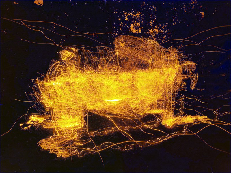 NACHTHASENGESTALT, 1976, by Hans Praetterhoffer