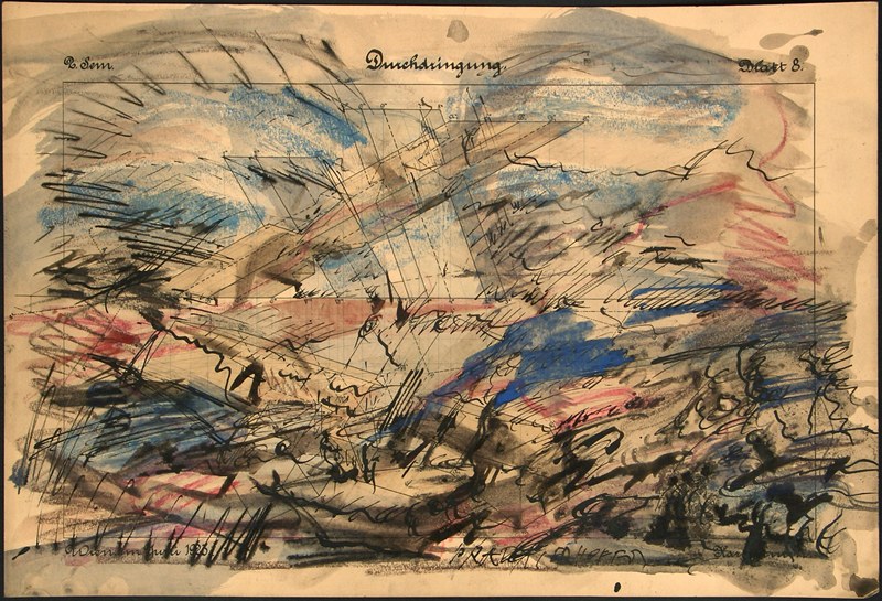 DURCHDRINGUNG, 1984, by Hans Praetterhoffer