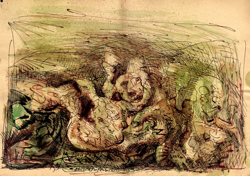 SUMPFTROLLE, 1981, by Hans Praetterhoffer