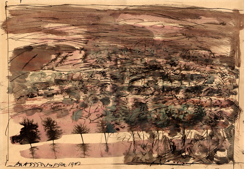 UFERLAND, 1983, by Hans Praetterhoffer